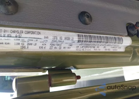 1997 Jeep Wrangler Se z USA, uszkodzony, nr VIN 1J4FY29P6VP527306